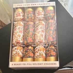 Cost Plus World Market Holiday Crackers - Gold, Black, Orange